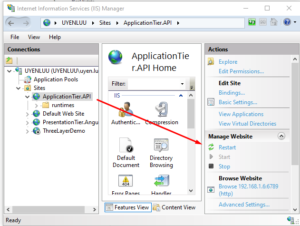 How to build and deploy a three-tier architecture application with C Sharp.