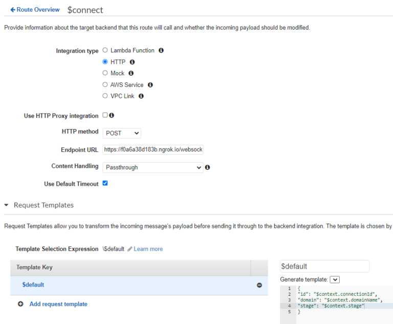 Creating real-time chat applications using WebSocket APIs in API Gateway