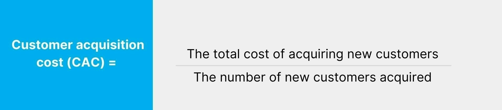 Customer acquisition cost cac