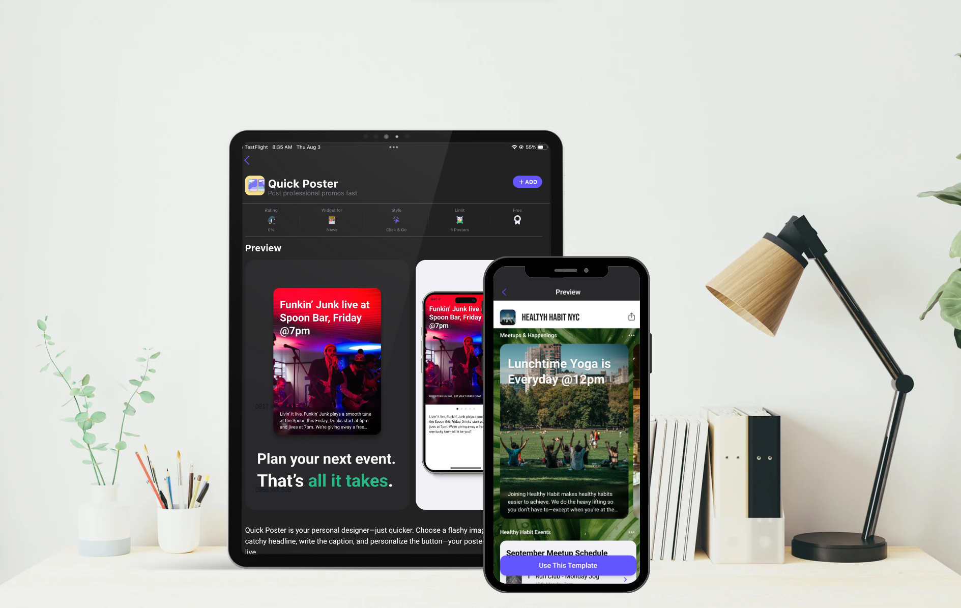 Website builder platform for marketplace